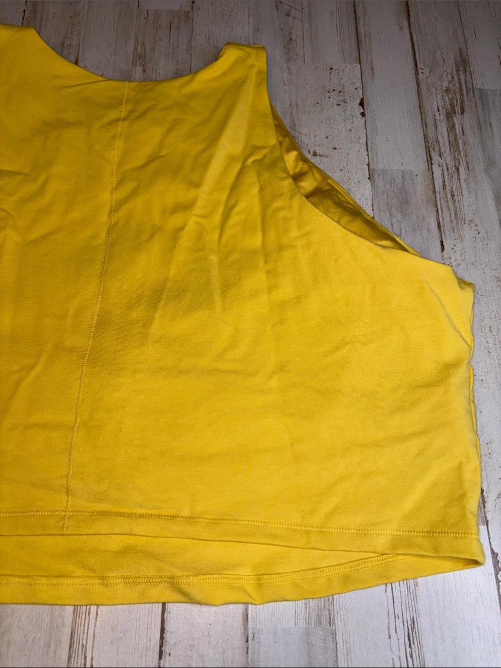 Old Navy Active PowerChill Light Support Yellow Cropped Sports Bra Plus Size 4X - Picture 10 of 15